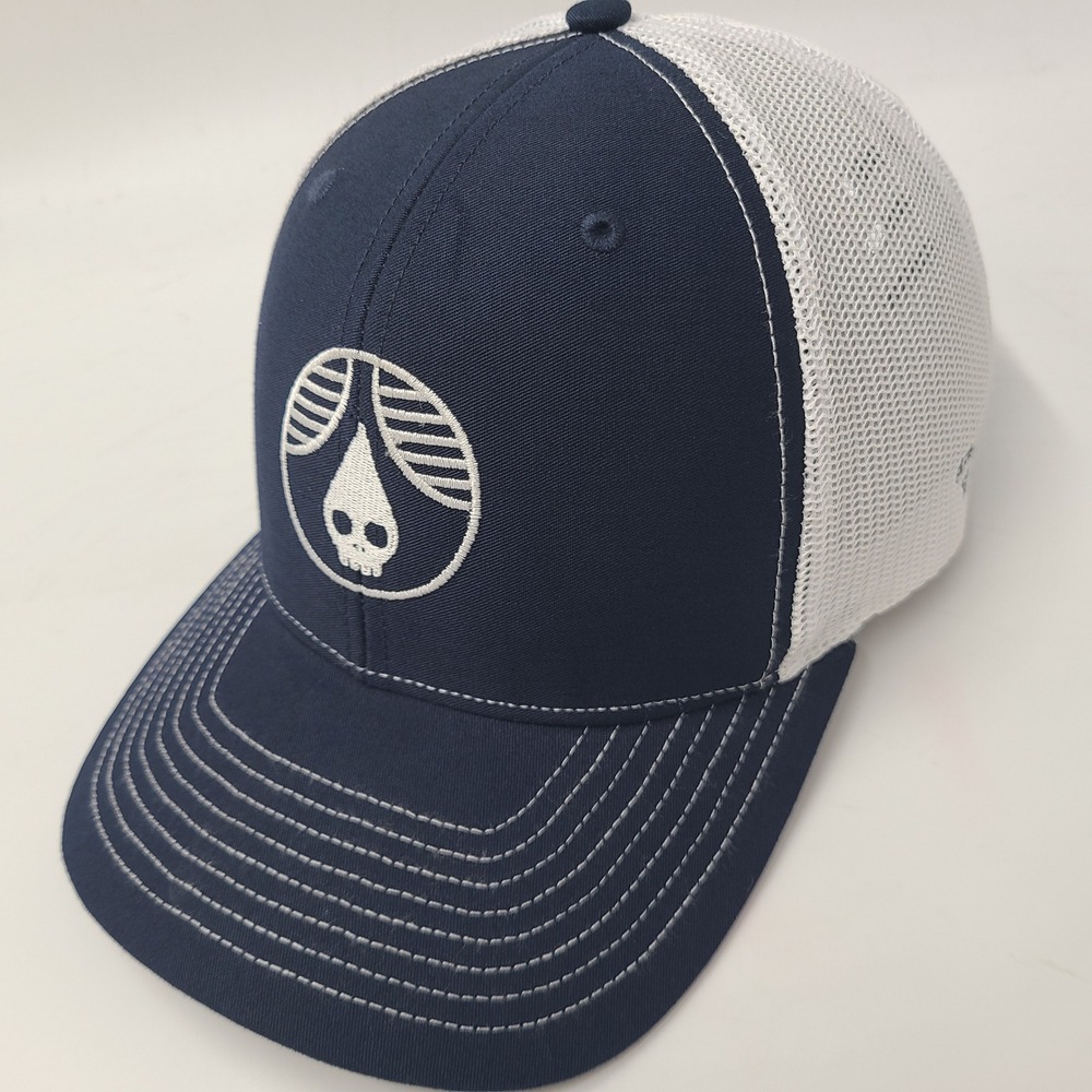 Rhinegeist Brewery Hat Snapback Trucker Mesh Richardson Blue White Cincinnati A